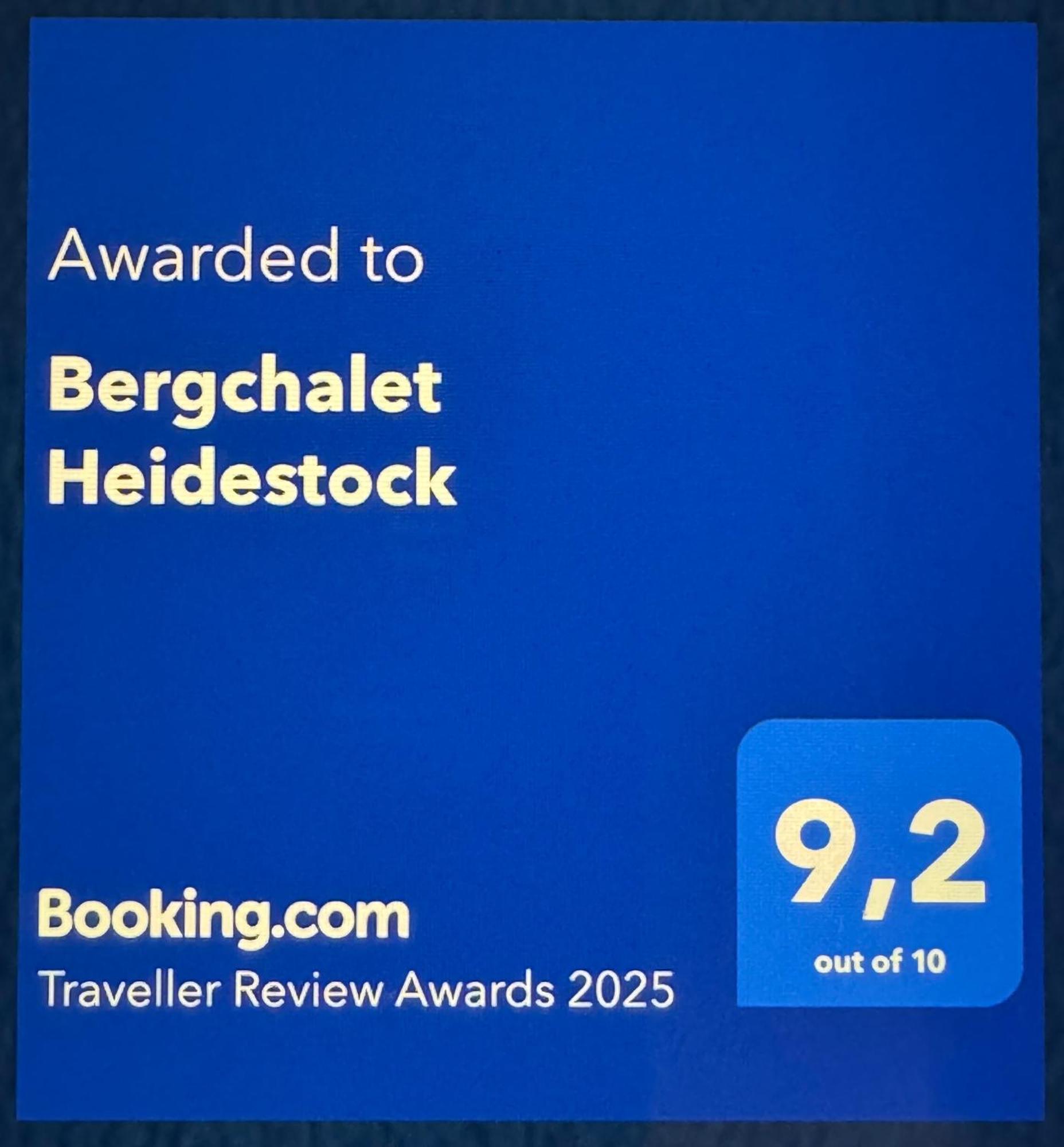 Bergchalet Heidestock *